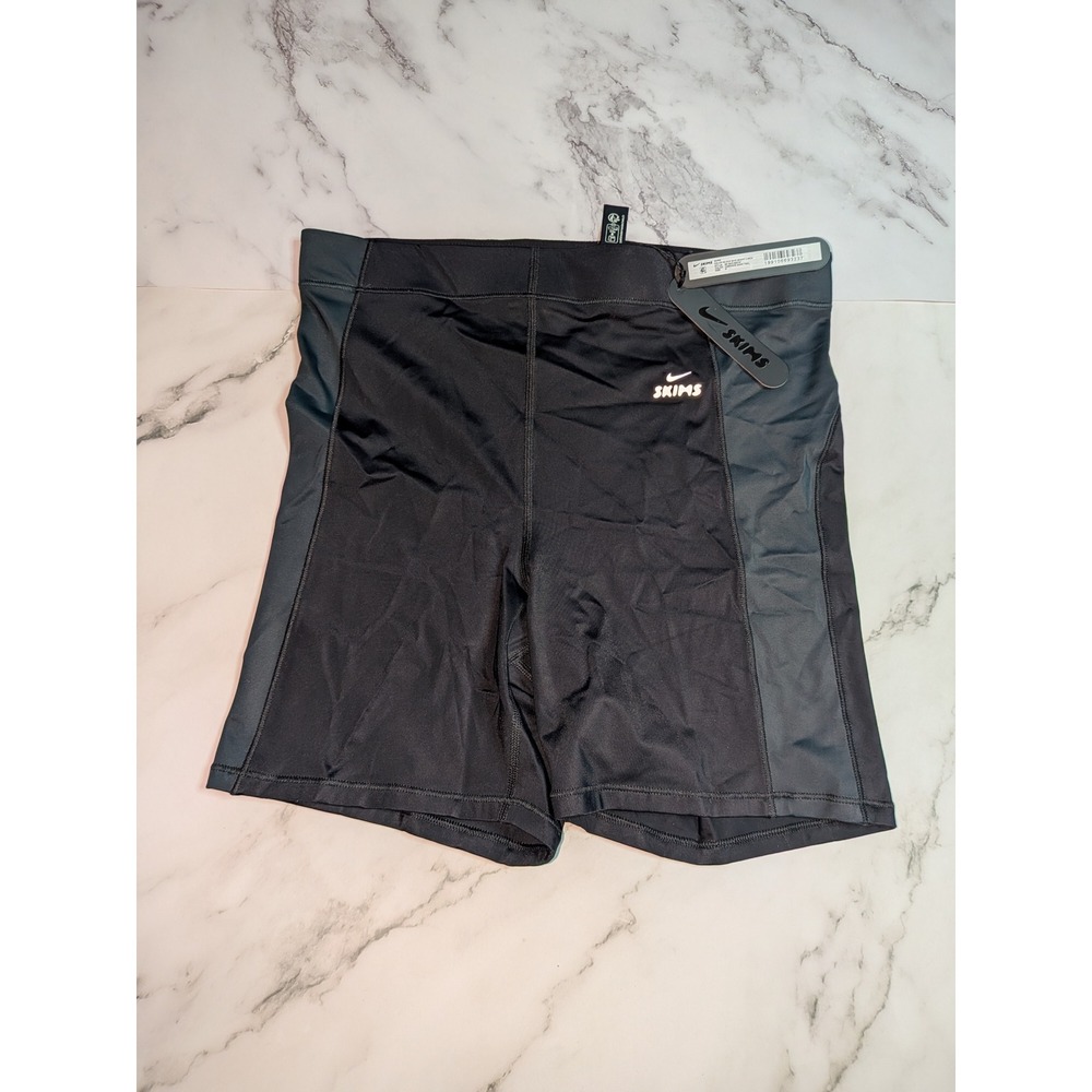 Nike x SKIMS Color Block Bike Short 5" Obsidian Dark Teal SH-SHO-9501W Size M